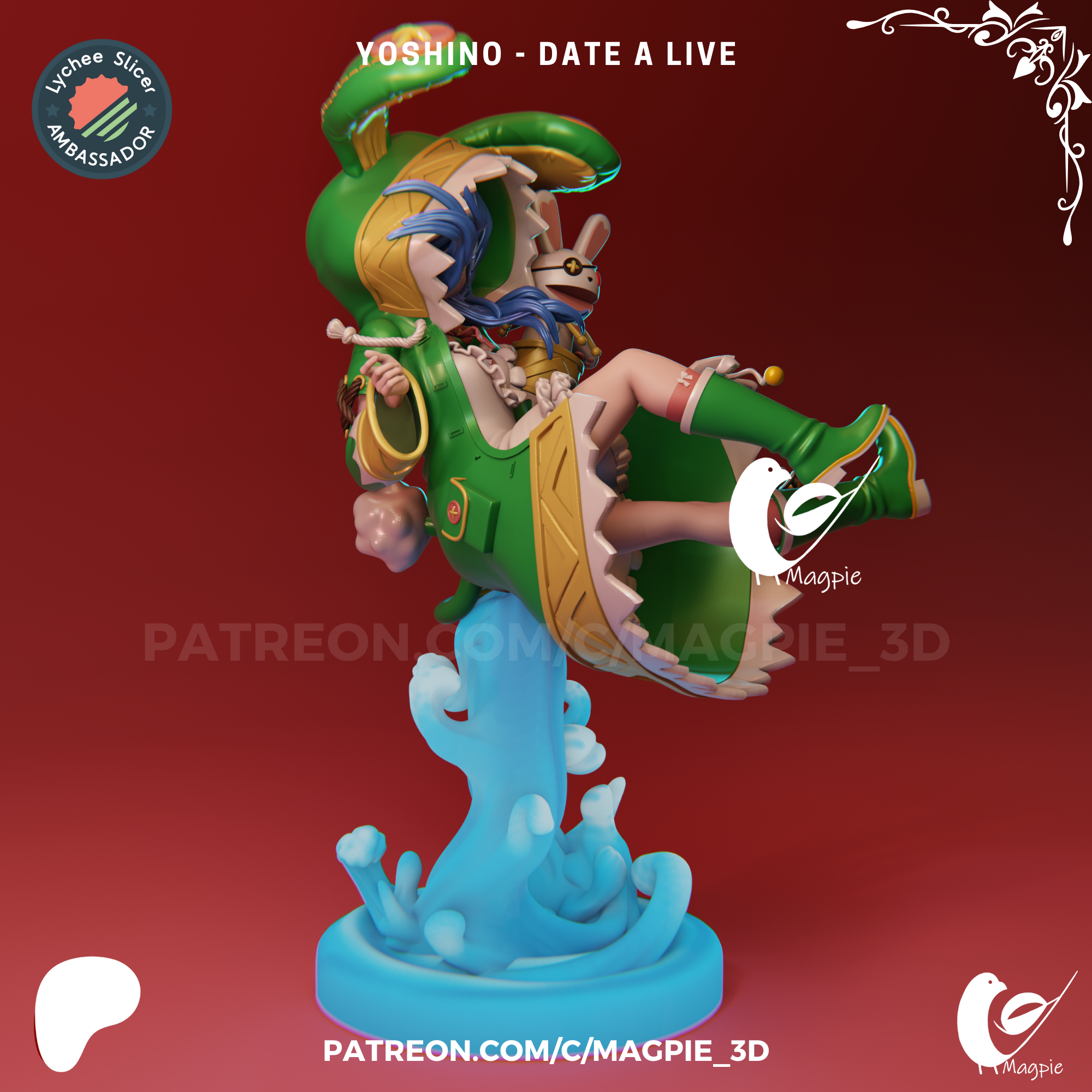 Yoshino - Date A Live - MagPie_3d 01